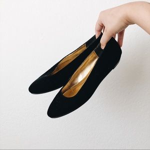 Vintage Nina Velvet Ballet Flats